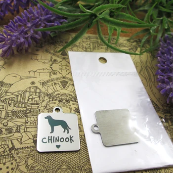 

10pcs--"Chinook "dog lover stainless steel charms more style for choosing DIY Charms pendants for necklace