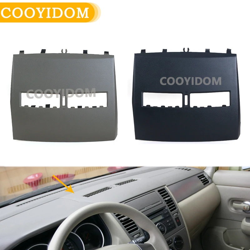 

A/C вентиляционное отверстие для Nissan Tiida 2005-2011 вентиляционное отверстие отделочная панель-приборная панель вентиляционные отверстия Крышка корпуса