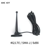 4G LTE Omnidirectional Wifi  Aerial Antenna High Gain 6dbi Magnetic Base 50ohm 3m Feeder XHCIOT External Cable SMA-J TX4G-TB-300