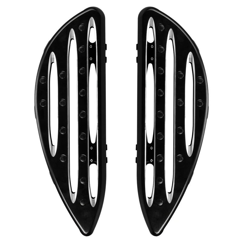 Передние напольные ножки Peg крыло подножка подножки черные для Harley Touring 1984-2017 |