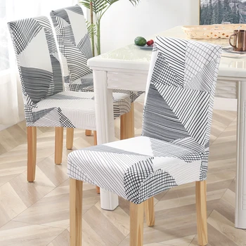 

Office Chair Covers Spandex Elastic for Dining Room Fully Wrapped Slipcovers for Wedding Hotel Banquet Chairs