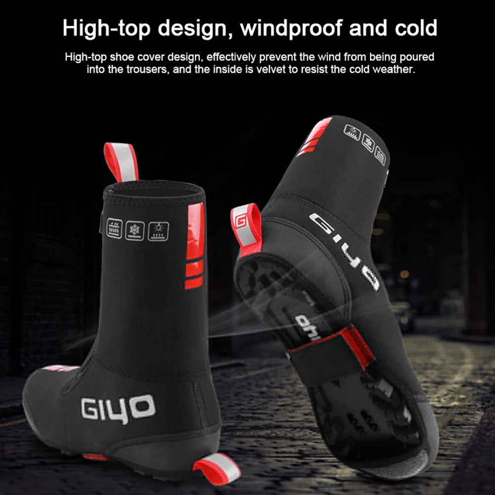 Bike Shoes Covers Cycling Boot Covers Lock Shoe Cover Mountain Road Bike Windproof Waterproof Dustproof Outdoor Riding Equipment 3