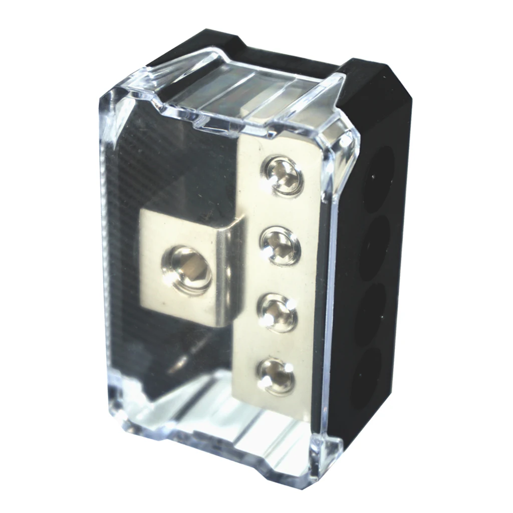 Digital Power Amplifier Distribution Block Splitter (1* 0GA To 4* 4GA Port)
