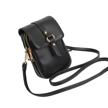 

Mini Small Women Crossbody Bag Pu Leather Flap Phone Bags Lady Handbag Purse Shoulder Messenger Bag Clutch