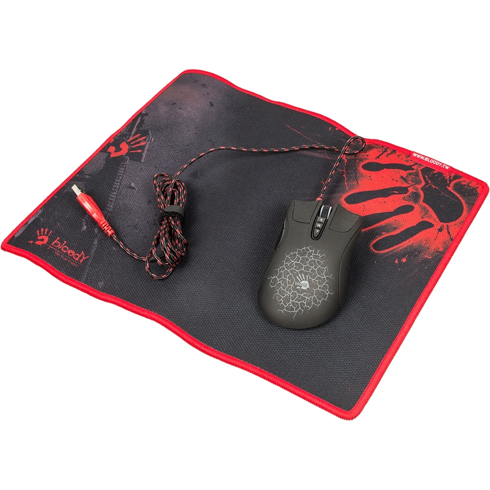 Мышь A4 Bloody A9081 черный оптическая(4000dpi) USB2.0 игровая(8but