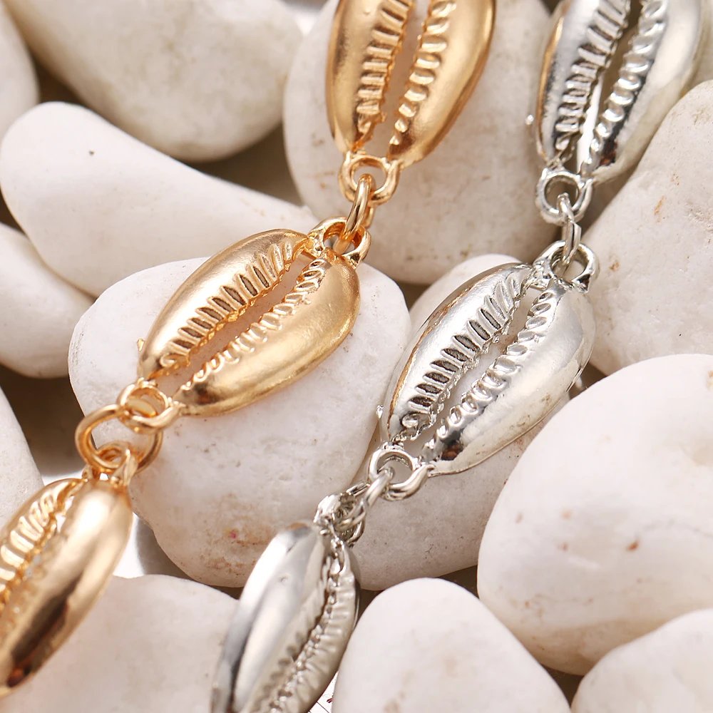 IPARAM богемное Seashell колье из сплава ожерелье летнее винтажное Золотое серебро короткое ожерелье воротник вечерние ювелирные изделия