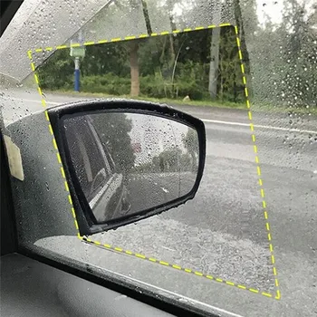 

Car Side Window Protective Film Clear Waterproof Anti-fog Car Motorcycle Rear View Mirror Protective Soft Film Car Accessories