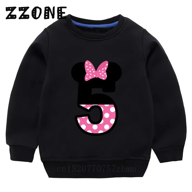

Happy Birthday Number 5-8 Cute Print Sweatshirts Kids Baby Boys Girls Hoodie Clothes Clothing Hoodies Toddler Infant ,KYT2416