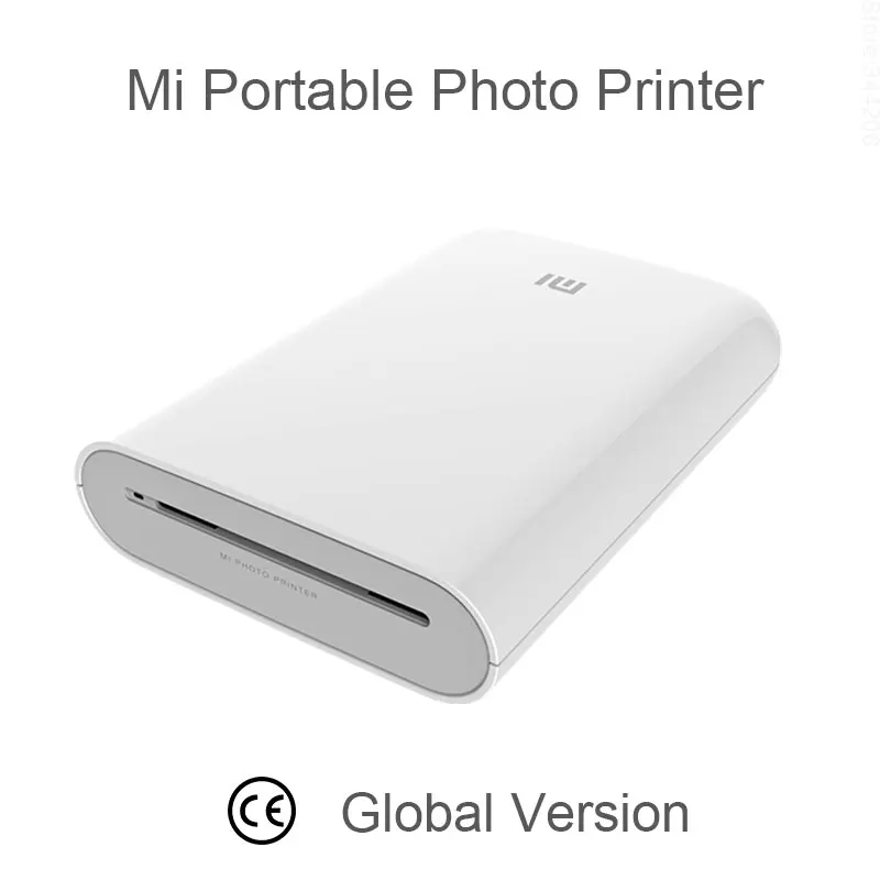 bluetooth small printer Global Version MI Mini Portable Photo Printer Multifuncion AR Video ZINK Lnkless Technology Bluetoo 5.0 Thermal Label Printer mini printer for iphone Printers