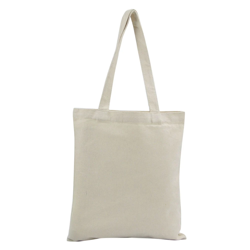 

Handbags Portable Foldable Shopping Bag Large Canvas Reusable Cloth Casual Durable Supermarket Storage Pocket Solid Pattern