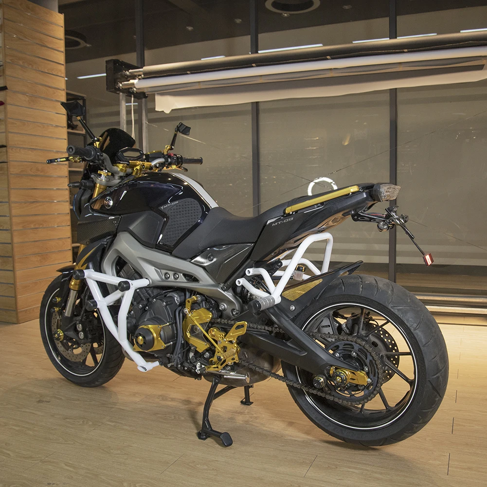 MT09 мотоциклетная задняя крышка для защиты двигателя Yamaha MT 09 FZ09 900 XSR900 FZ 2013 2014 2015 2016