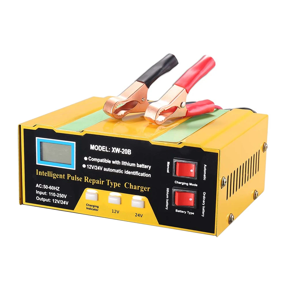 Car Tool Accessories Car Charger Car Battery Chargers Compatible with 12.6V Lithium Battery and 12V // 24V Battery