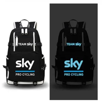 

High Quality Team Sky Pro Cycle Luminous Printing Backpack Military Backpack Large Capacity Travel Bags Canvas School Bags