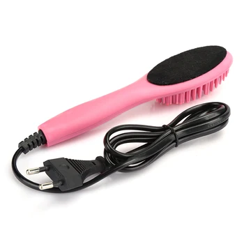 

Mini Electric Hairbrush Fast Heating Hair Comb Hair Straightening Comb Hairdressing Salon Styling Health Care EU Plug