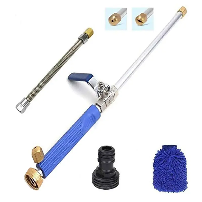 

High Pressure Power Washer-Extendable Power Washer Wand, Water Hose Attachment Nozzle, Flexible Auto Washer, Watering Sprayer