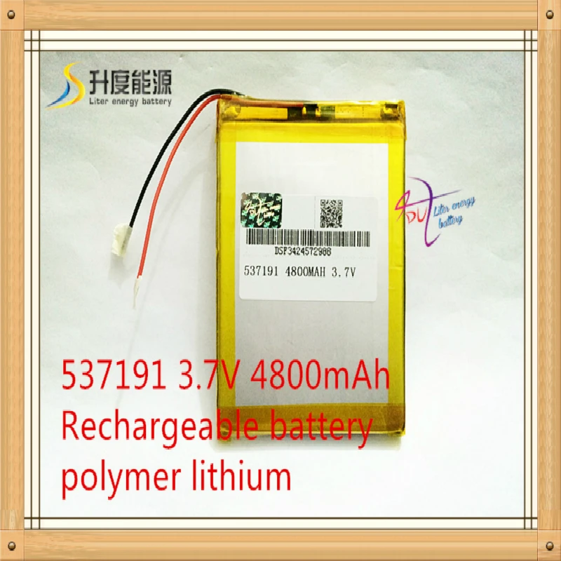 3 7 V 4800mAh полимерная литиевая аккумуляторная батарея 537191 для планшета Бесплатная