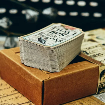 

80 sheets/lot Beautiful Rose'Lady Label Bullet Material Retro Plant Memo Bookmark Decor Journal Sticker DIY Scrapbooking Vintage