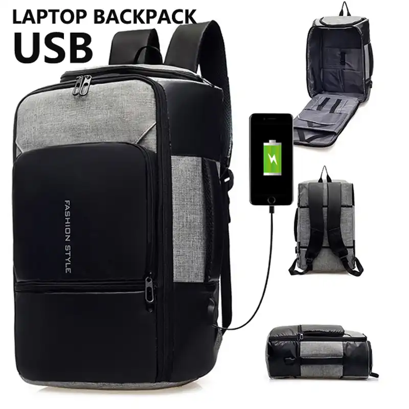 smart backpack with usb charging port
