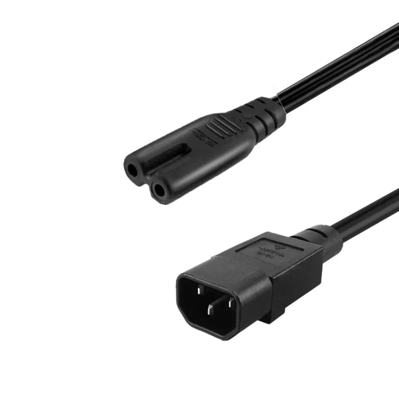 1 шт. высококачественный Φ Удлинительный шнур питания фут C14 C7 IEC 3P штекер на