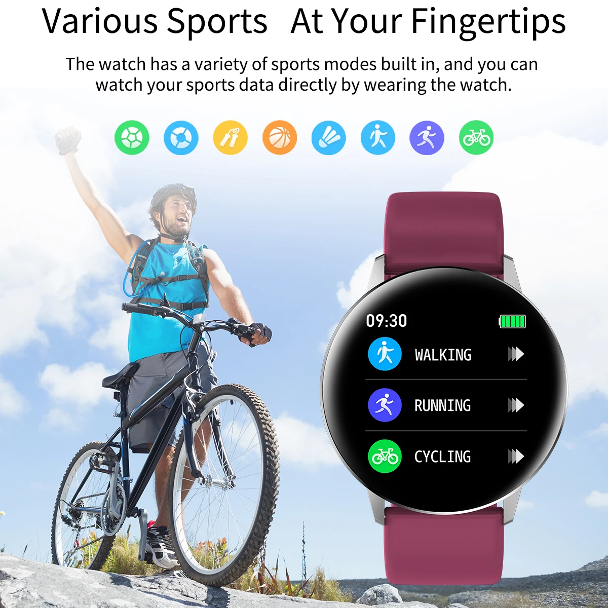 

Ottwn TD28 ECG+PPG Smartwatch IP67 Bluetooth Smartwatch Support Android IOS 200mAh Smart Sport Tracker Unisex Heart rate Monitor