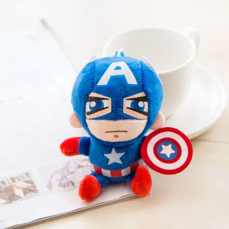 Marvel Мстители мягкие супер герой Капитан Америка Железный человек паук стежок Беззубик Тоторо Плюшевые игрушки куклы Рождество