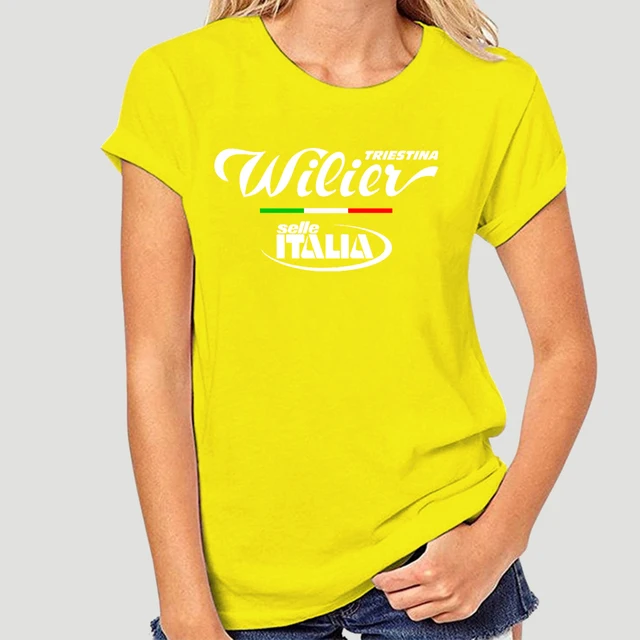 WILIER TRIESTINA - SELLE ITALIA WORLD TOUR T-SHIRT TEE 3073A yellowxry730