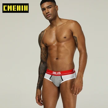 

Hot Sale Cotton Breathable Mens Briefs Underwear Shorts U Convex Solid Innerwear Sexy Gay Men Underwear Bikini Men Briefs Sexi