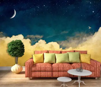 

[Self-Adhesive] 3D Night Sky 689898 Wall Paper mural Wall Print Decal Wall Murals