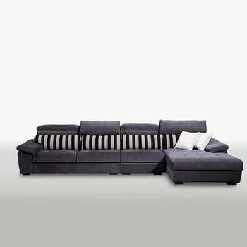 

Nordic Simple Ткань Комбинация Большой размер Моющаяся гостиная Диван