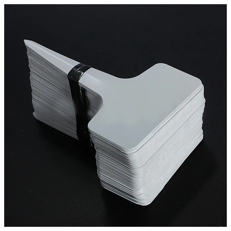 

100pcs 6 x10cm Plastic Plant T-type Tags Markers Nursery Garden Labels Blank
