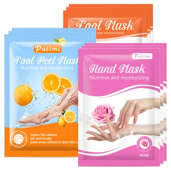 

3pack Lavender Moisturizing Hand Mask Gloves Hand Care Gloves Whitening Mask Exfoliating Foot Mask Peeling Dead Skin Remove