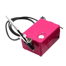 Аэрограф компрессор Набор Макияж Спрей Инструмент для иглы краска тела дизайн ногтей тела игрушки модели для тортов с воздушным компрессором Гравитация Us Plu