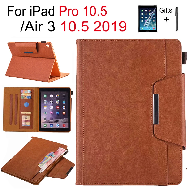 Чехол для iPad Air3 10 5 2019 роскошный кожаный чехол Pro A1701 A1705 смарт пробуждения/сна с