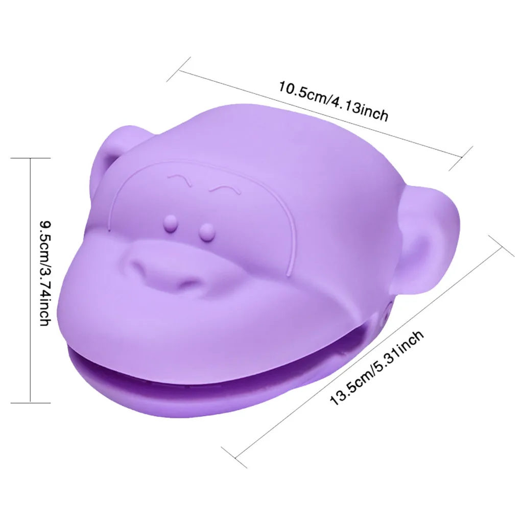 2 шт., мини-коврик в форме животного для кухни, для приготовления пищи, силиконовый термостойкий Коврик для горячего горшка, изоляционный коврик, прихватки для духовки, Зажимная ручка