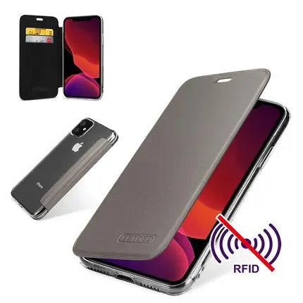 Модный чехол из натуральной кожи с откидной крышкой для телефона iPhone 11/11 Pro мягкий чехол из искусственной кожи для iPhone 11Pro Max Fundas Coque capa - Color: 1