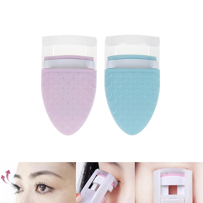 

Fish Tail Design Mini Eyelash Curler Bender Makeup Eyelash Tweezers Portable Makeup Tool Curling Tool