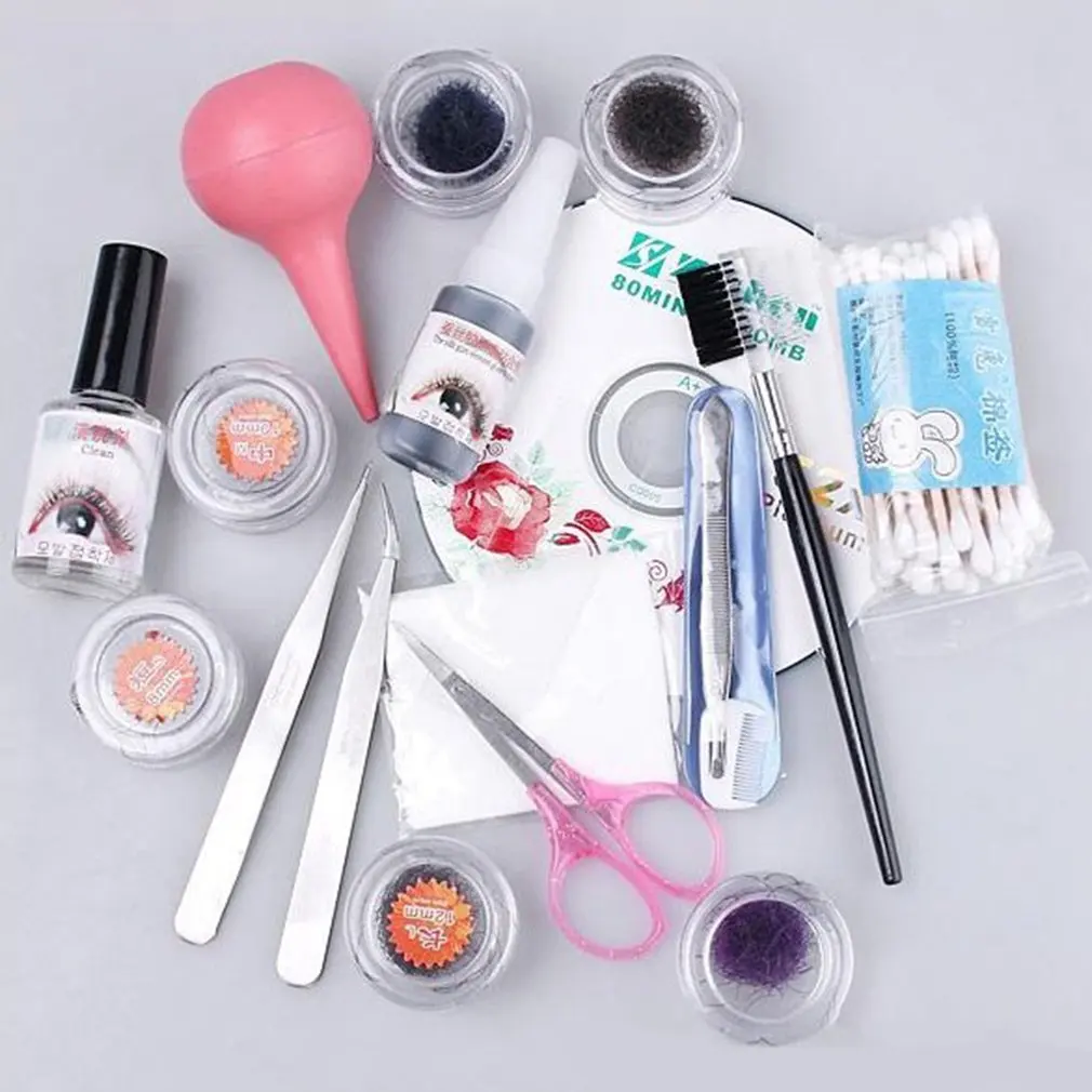 Individual Natural Eyelash Extension Comfortable Soft Mink Artificial Eyelash Extension Tools for Beauty