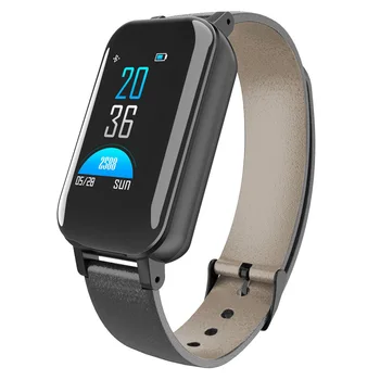 

Monitoring Gifts Call Rechargeable Smart Watch Tracker Touch Screen Fitness Health Care IP67 Waterproof With Bluetooth Earphone