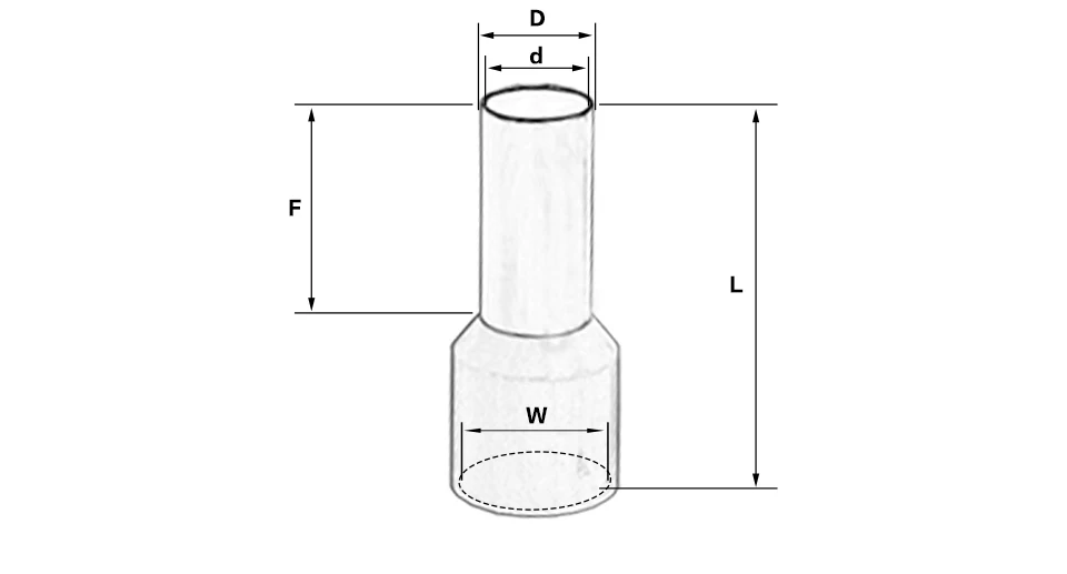 wire connect 100pcs Insulated connector Terminal Crimp Terminator cold pressed insulated termina VE0508 7508 1008 1508 2508 4009