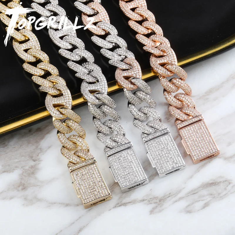 sterling silver cuban link chain box clasp