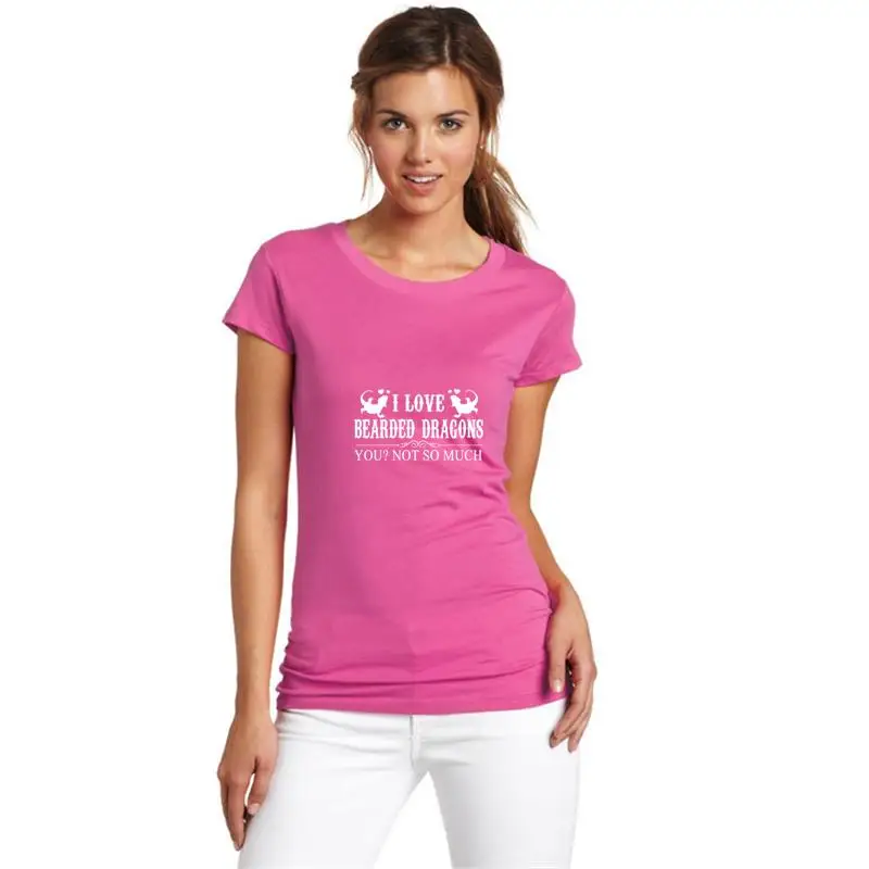 

Custom I Love Bearded Dragons Tee t shirt plus sizes s-7xl Comical gothic summer male female t-shirts