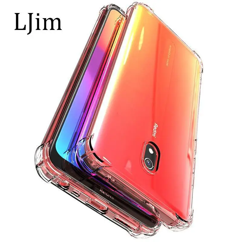 Anti-Knock TPU Transparent Clear Soft Back Cover Shockproof Case for Xiaomi CC9E Pro Note 10 Redmi 8 7 6 5 8A K20 |