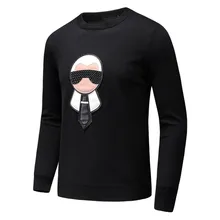 Новинка, мужские роскошные Зимние Повседневные свитера с вышитыми бриллиантами, пуловер азиатского размера, высокое качество, Drake# E129