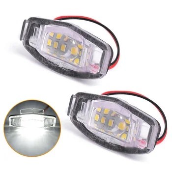 

2PCS Number Plate Lights LED License Lamps Direct Replacement For Acura TL TSX MDX Civic Signal Lamp