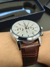 LIGE-Reloj ejecutivo de lujo para hombres, cronógrafo de cuarzo, con correa de cuero e indicador de fecha, estilo casual, a la moda, marca superior, con caja