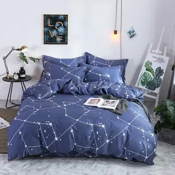 

1pcs 100% cotton Duvet cover solid color Queen King size Quilt Cover Single Double Bed Hotel Home Bedding article