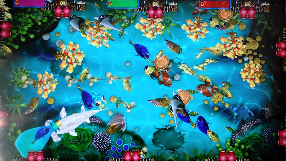 Arcade Shooting Game Machine Host Accessories for 6-10 Players Description Image.This Product Can Be Found With The Tag Names Board Game, Fish hunter game machine, Sports Entertainment