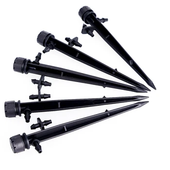 

10/50/100/300pcs Water Flow Irrigation Drippers Sprinkler Emitter Drip System 360 Degree Adjustable Spraying Drippers Sprinkler