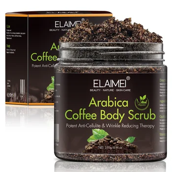 

Deep Clean Hand Nourish Anti Cellulite Dead Sea Salt Coffee Arabica Natural Face Neck Skin Care Body Scrub Detoxifying Mineral