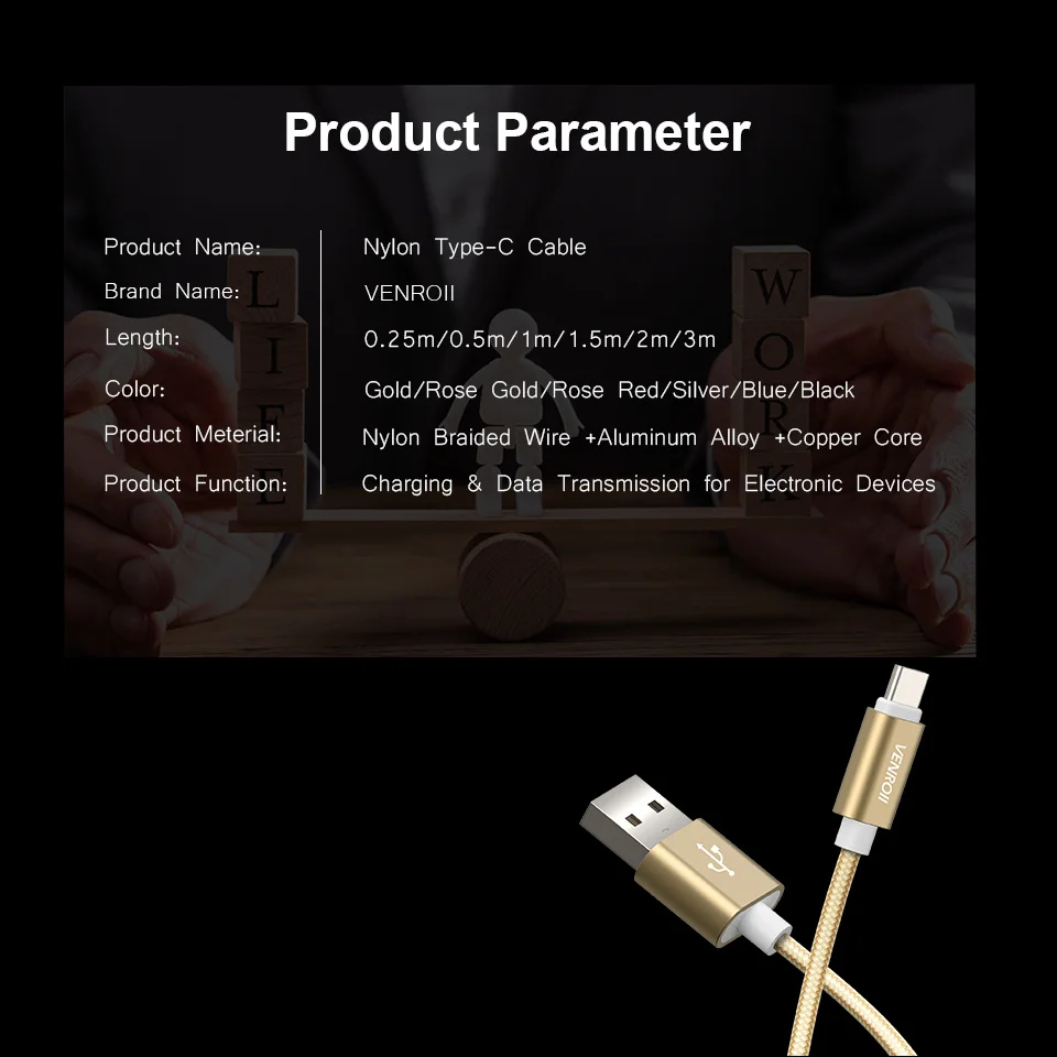 Кабель USB Type C для быстрой зарядки и передачи данных Huawei Mate 20 Pro Xiaomi Mi Mix 3 8 Oneplus 6T 5T